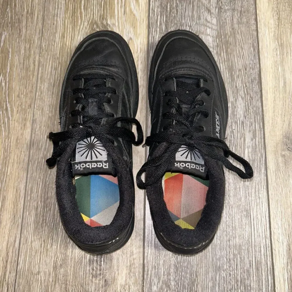 Reebok Club C 85 x Eames House Black GY1067 Men’s US Size 7 Sneaker Shoes